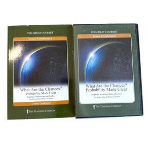 Great Courses What are the Chances Probability Made Clear DVDs Guidebook Math